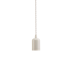 Luminosity Designs - Modern Pre Wired CLASS 2 Metal Pendant Lampholder With Shade Ring - Luminosity Designs Ltd