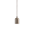 Luminosity Designs - Modern Pre Wired CLASS 2 Metal Pendant Lampholder With Shade Ring - Luminosity Designs Ltd