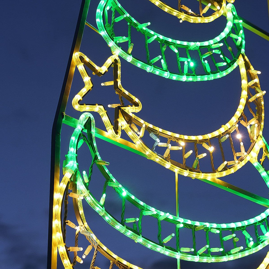 Connectable Professional Grade Outdoor Christmas Tree Lampost Motif