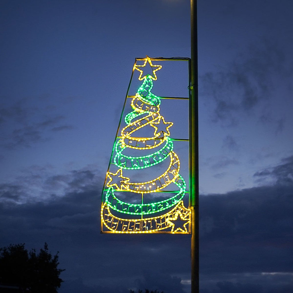 Connectable Professional Grade Outdoor Christmas Tree Lampost Motif