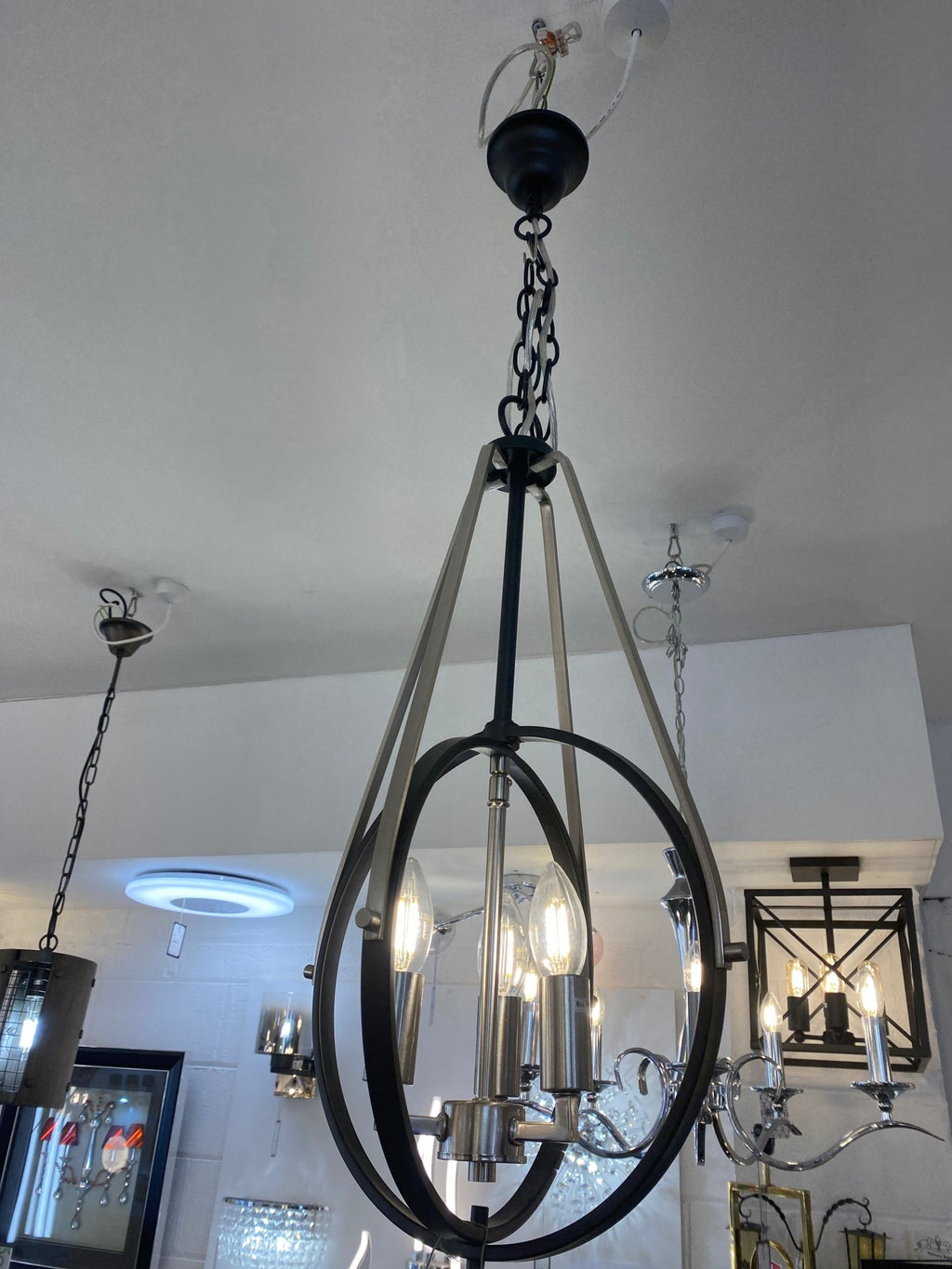 Oaks Lighting - Mulgrave Metal Lantern Pendant Light - EX DISPLAY - Luminosity Designs Ltd