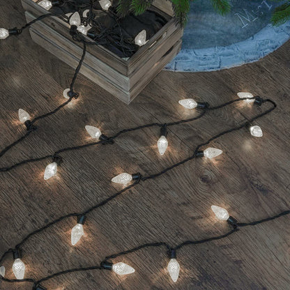 Connectable Professional Grade Outdoor Christmas Pine Cone Lights = please email before purchase to check stock availability