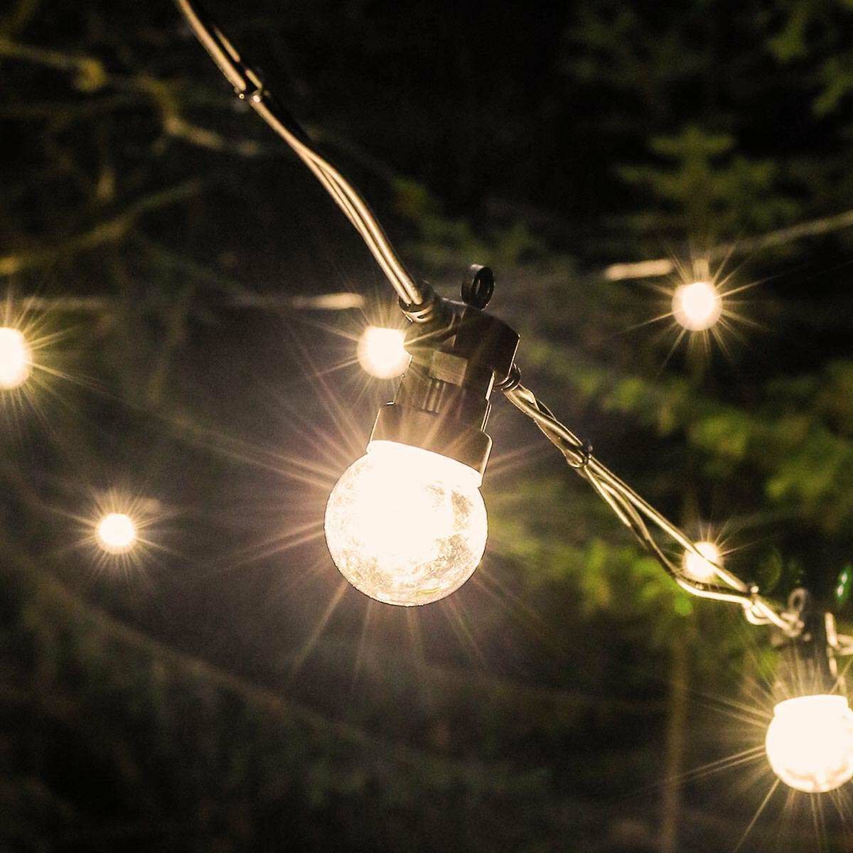 Connectable Professional Grade Outdoor Festoon Lighting