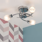 LSE - Mya 3 Light Flush Fitting - Luminosity Designs Ltd