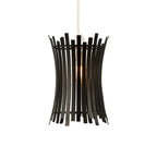 Oaks Lighting - Navenby Geometric None Electric Pendant Shade With Metal Curved Framework - Luminosity Designs Ltd