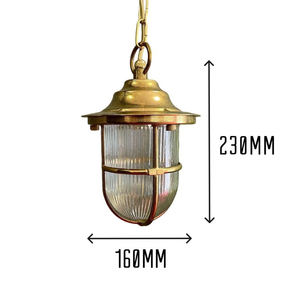 William Estbridge - Navigator Forged Hanging Pier Lantern - Luminosity Designs Ltd