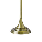 Diyas - Nelson Table Lamp 2 Light G9 Antique Brass/Crystal - Luminosity Designs Ltd