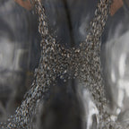 Luminosity Designs - Neptune Charcoal Artisan Glass Table Lamp - Luminosity Designs Ltd