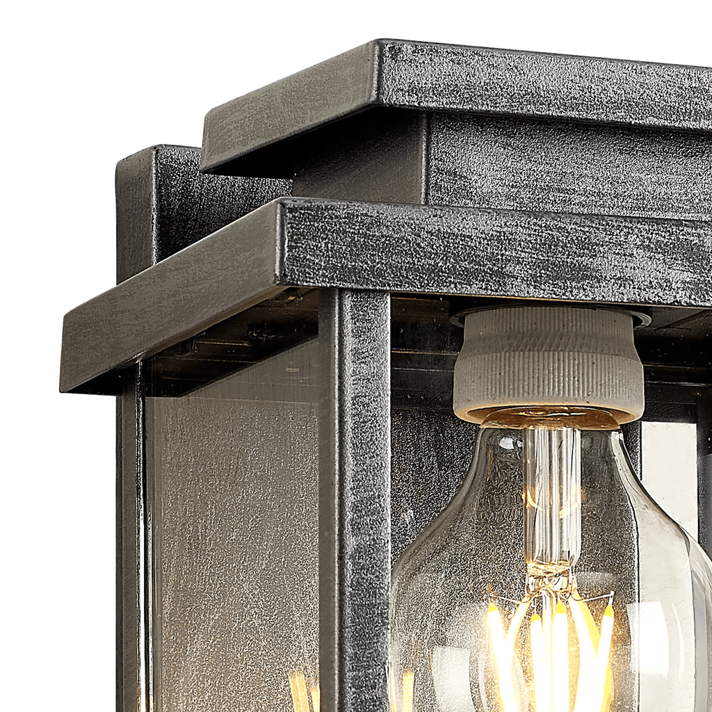 Luminosity Designs - Nimah Outdoor Flush Wall Lantern - Luminosity Designs Ltd