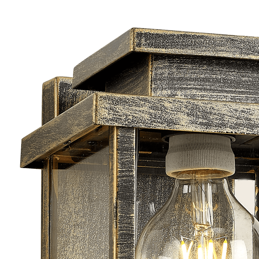 Luminosity Designs - Nimah Outdoor Flush Wall Lantern - Luminosity Designs Ltd