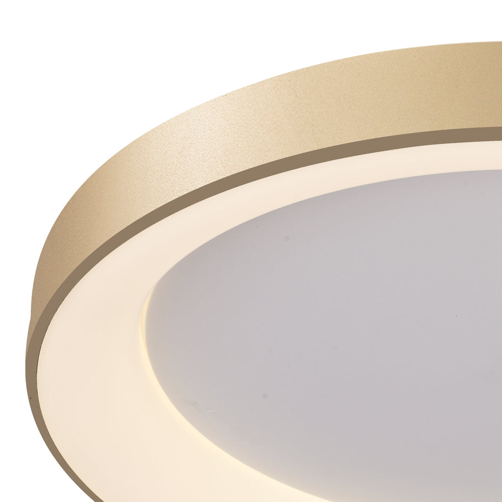 Mantra - Niseko II Ring Ceiling 50cm 40W LED, 2700K - 5000K Tuneable, 2950lm, Remote Control & APP - Luminosity Designs Ltd