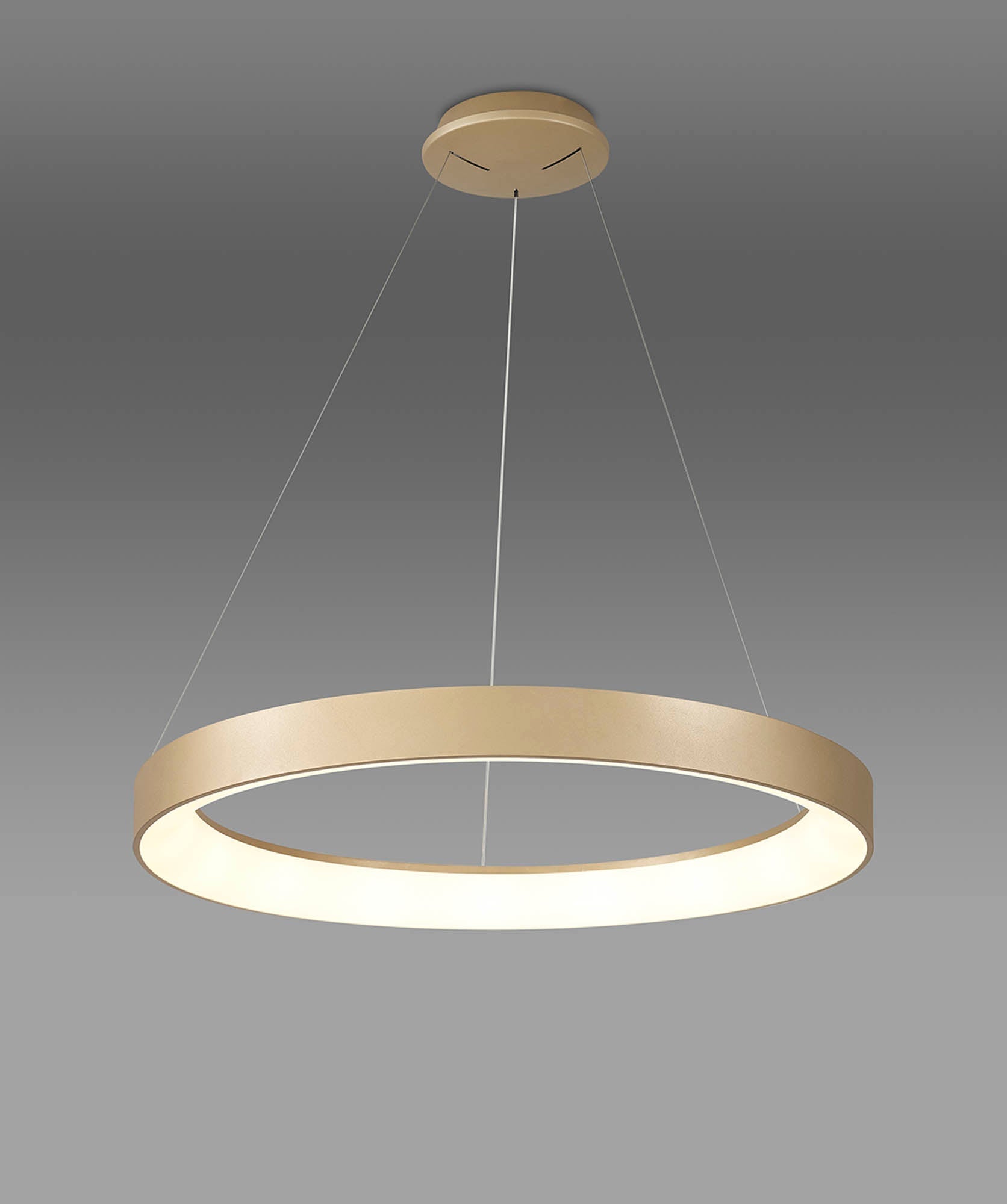 Mantra - Niseko II Ring Pendant 50cm 40W LED, 2700K - 5000K Tuneable, 2950lm, Remote Control & APP - Luminosity Designs Ltd