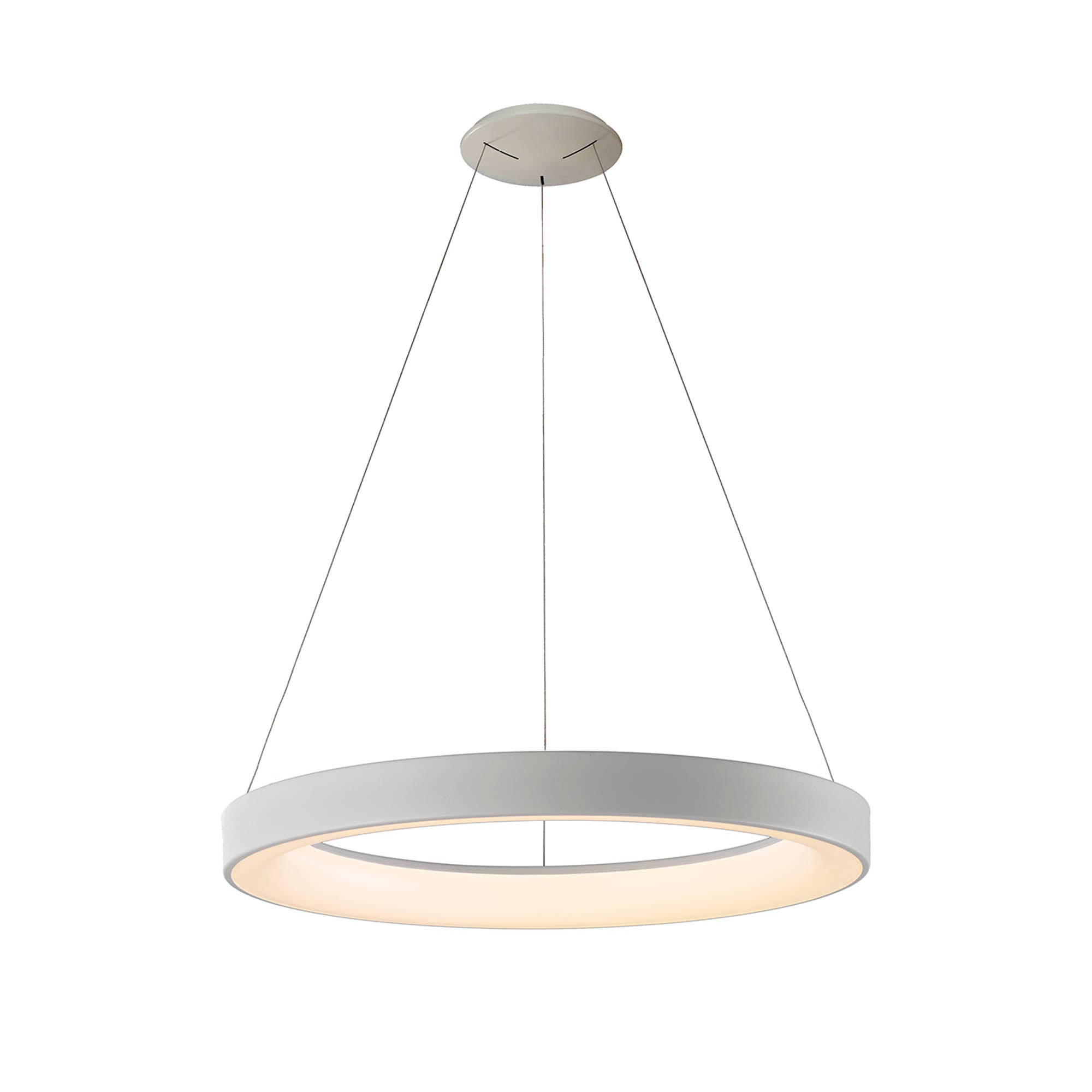 Mantra - Niseko II Ring Pendant 50cm 40W LED, 2700K - 5000K Tuneable, 2950lm, Remote Control & APP - Luminosity Designs Ltd