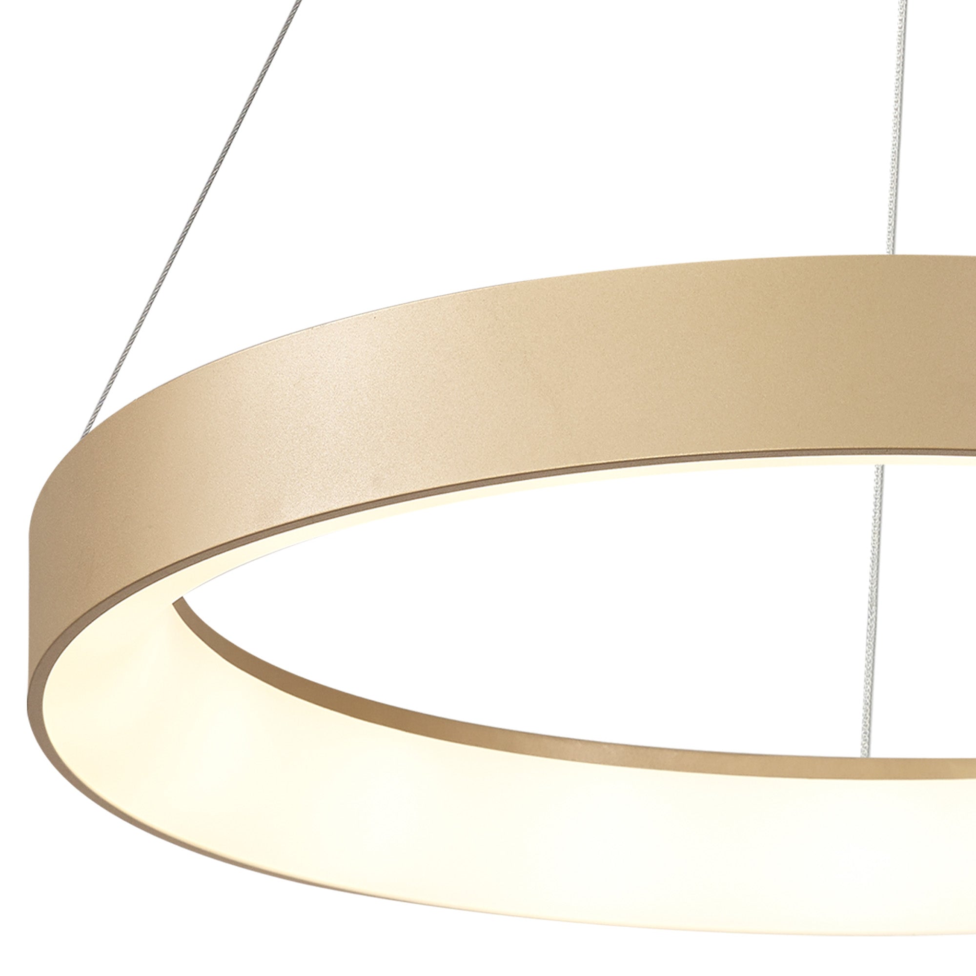 Mantra - Niseko II Ring Pendant 65cm 50W LED, 2700K - 5000K Tuneable, 3760lm, Remote Control & APP, - Luminosity Designs Ltd