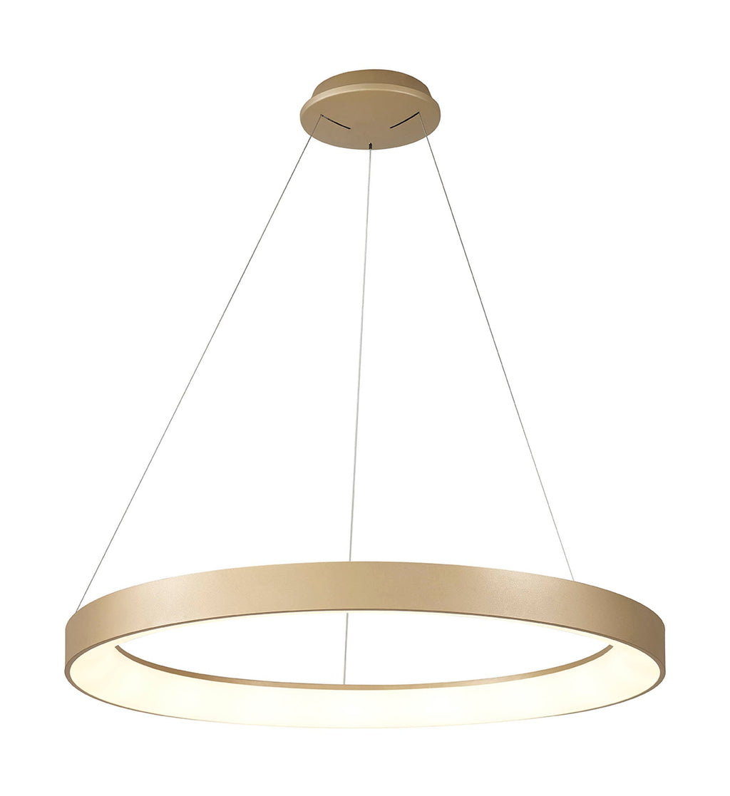Mantra - Niseko II Ring Pendant 90cm 66W LED, 2700K - 5000K Tuneable, 5440lm, Remote Control - Luminosity Designs Ltd