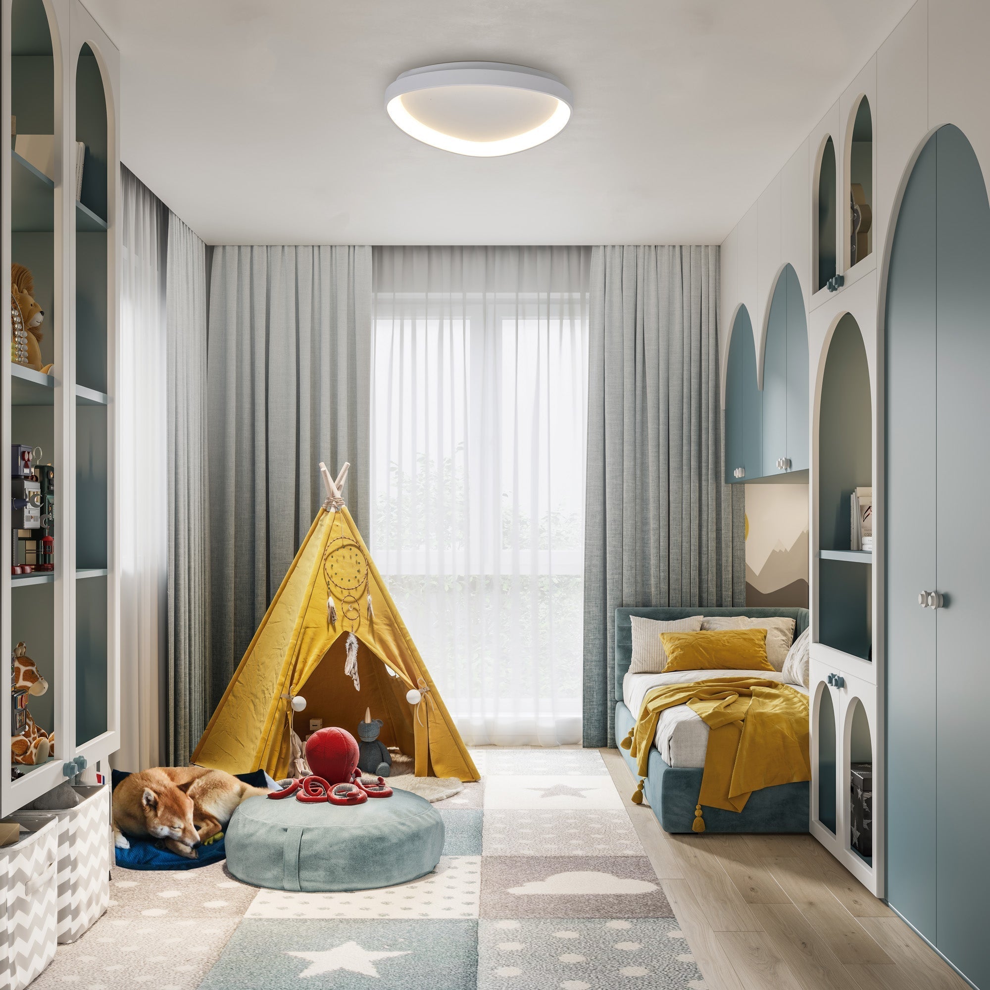 Mantra - Niseko II Ring Pendant 90cm 66W LED, 2700K - 5000K Tuneable, 5440lm, Remote Control - Luminosity Designs Ltd