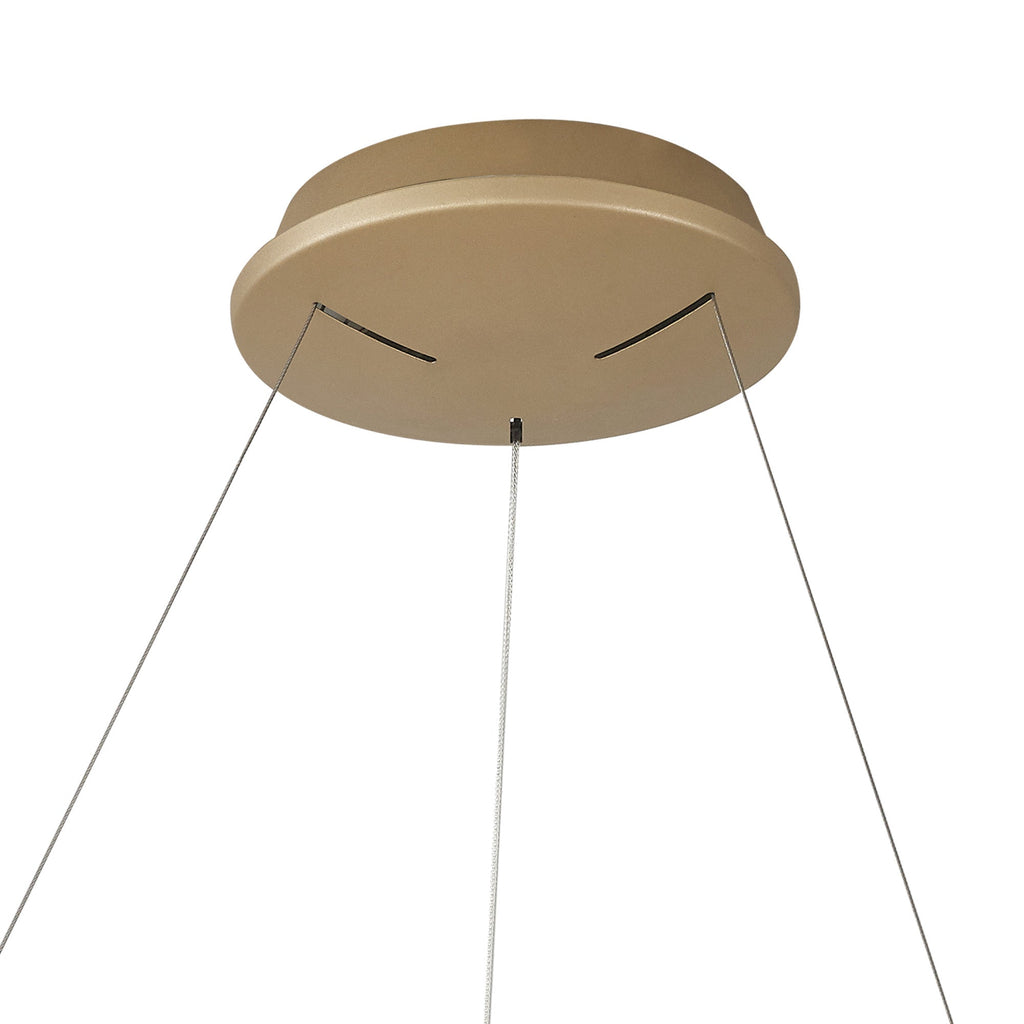 Mantra - Niseko II Ring Pendant 90cm 66W LED, 2700K - 5000K Tuneable, 5440lm, Remote Control - Luminosity Designs Ltd
