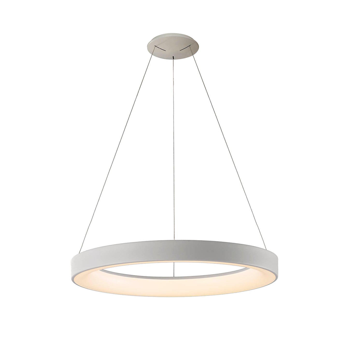 Niseko II Ring Pendant 65cm 50W LED, 2700K-5000K Tuneable, 3760lm, Remote Control & APP,