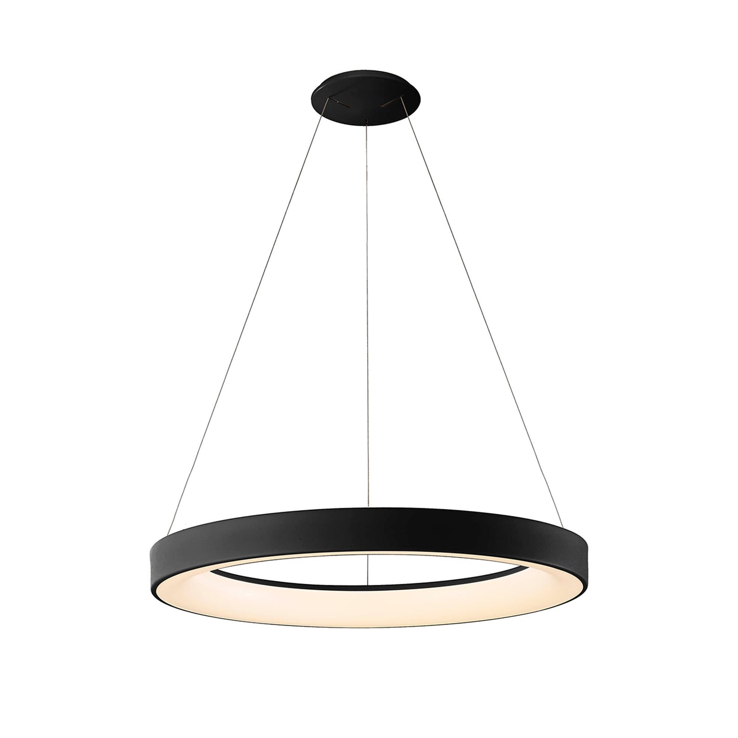 Niseko II Ring Pendant 65cm 50W LED, 2700K-5000K Tuneable, 3760lm, Remote Control & APP,