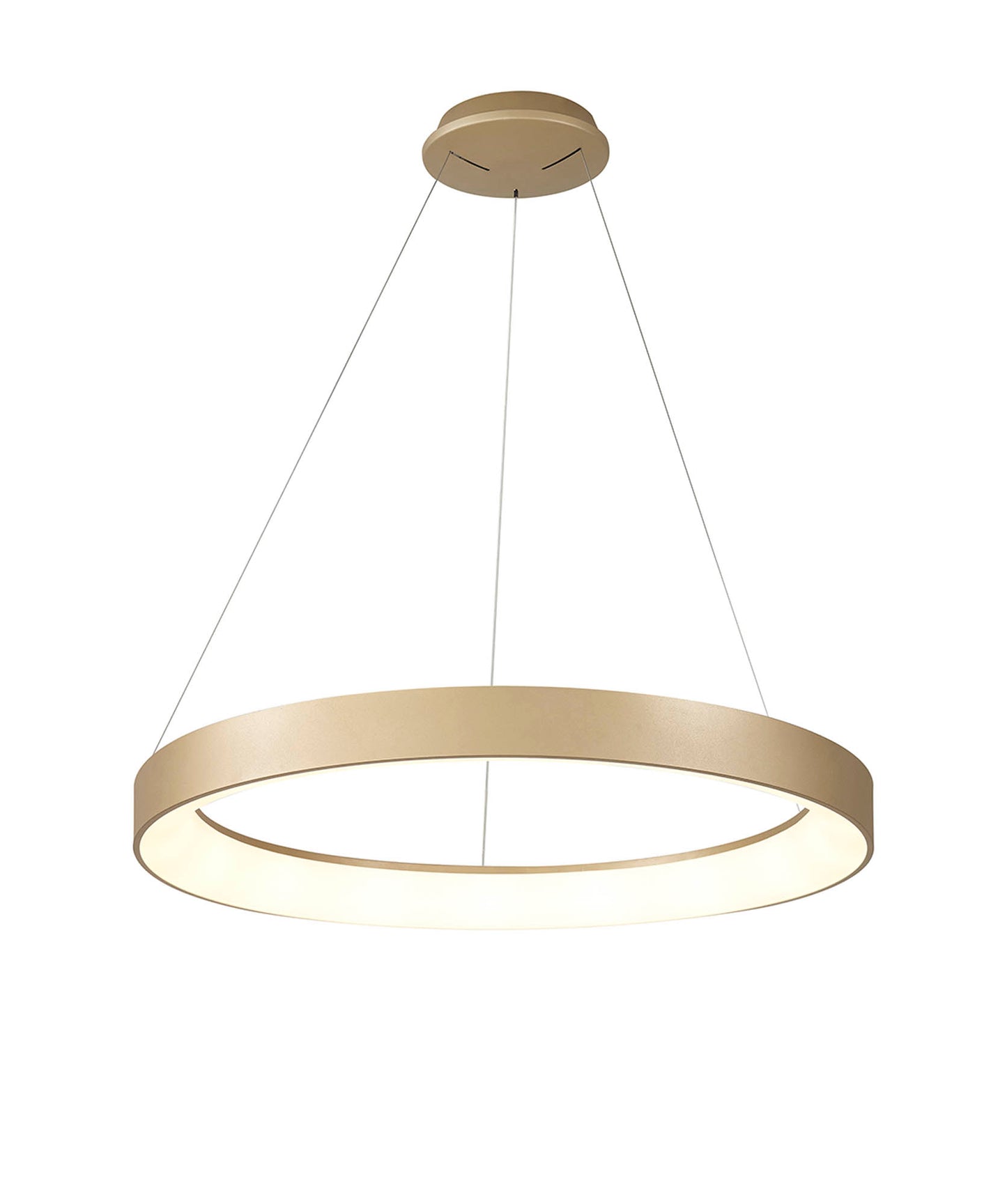 Niseko II Ring Pendant 65cm 50W LED, 2700K-5000K Tuneable, 3760lm, Remote Control & APP,