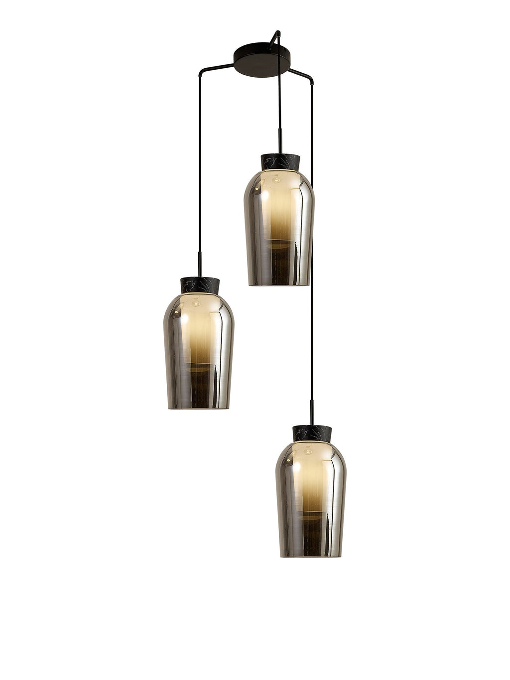 Mantra - Nora 3 Light Natural Aesthetic Pendant - Luminosity Designs Ltd