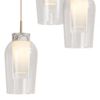 Mantra - Nora 3 Light Natural Aesthetic Pendant - Luminosity Designs Ltd