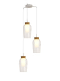 Mantra - Nora 3 Light Natural Aesthetic Pendant - Luminosity Designs Ltd