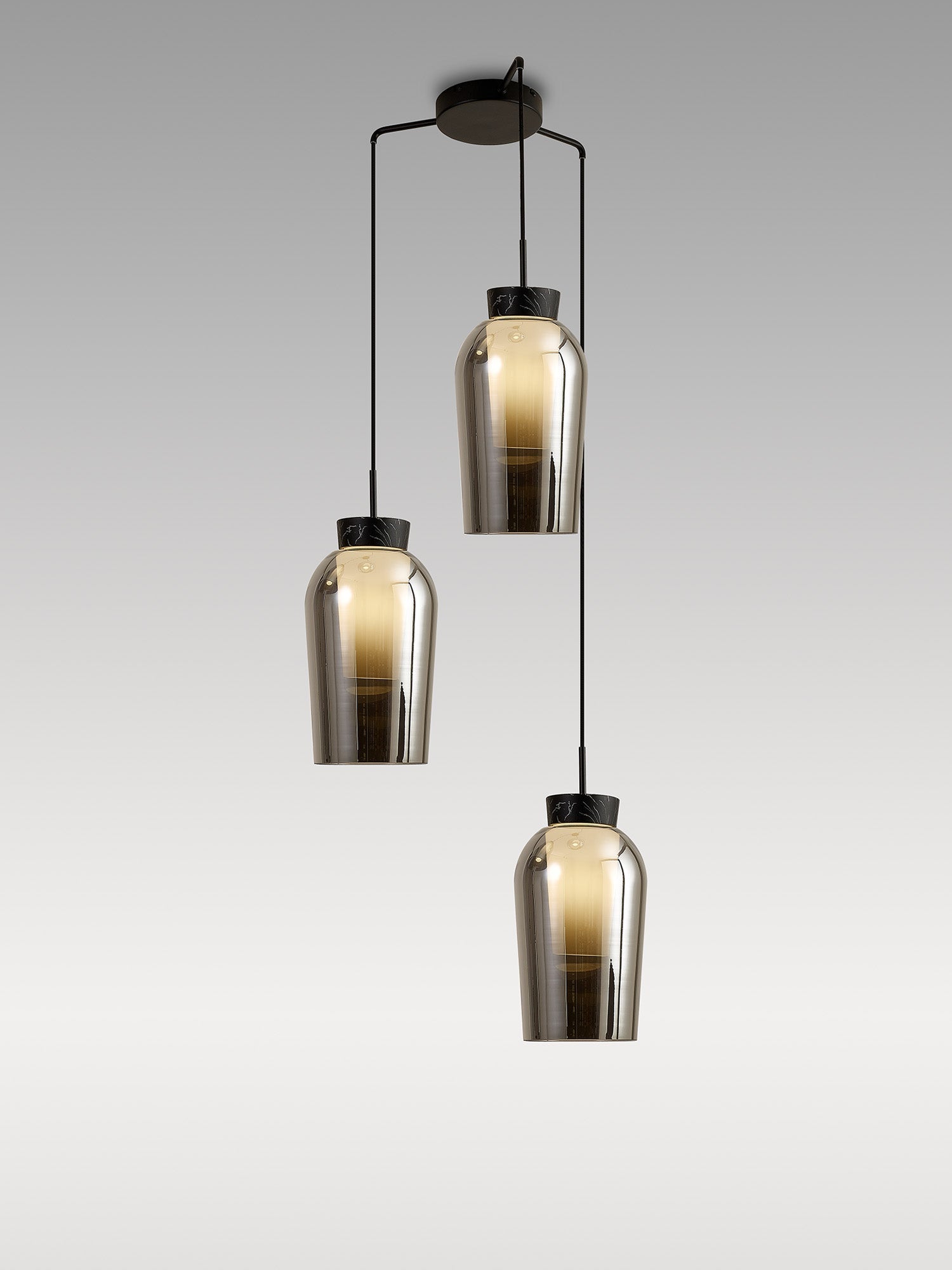 Mantra - Nora 3 Light Natural Aesthetic Pendant - Luminosity Designs Ltd