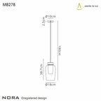 Mantra - Nora Natural Aesthetic Pendant - Luminosity Designs Ltd