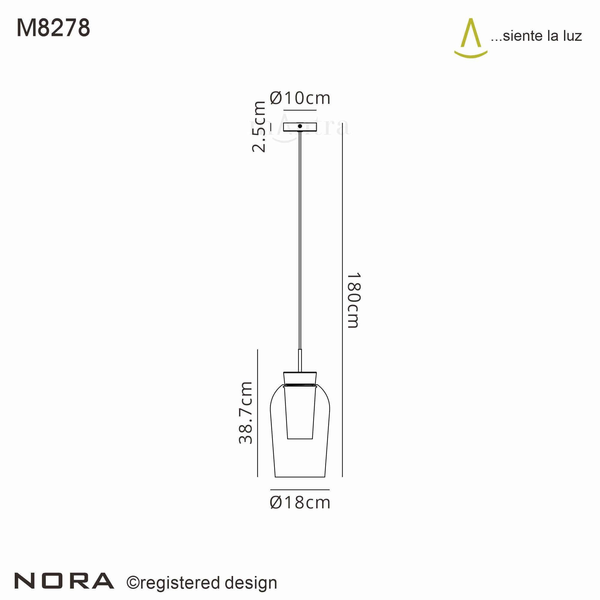 Mantra - Nora Natural Aesthetic Pendant - Luminosity Designs Ltd