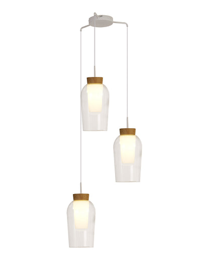 Nora 3 Light Natural Aesthetic Pendant