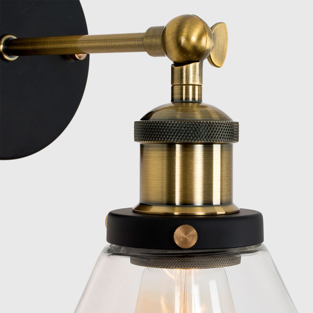 lse - Norton Steampunk Industrial Wall Light - Luminosity Designs Ltd