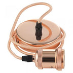 Oaks Lighting - Oaks Single Pendant Set with Braided Cable and Metal Parts, 1x E27 - Luminosity Designs Ltd