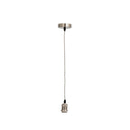 Oaks Lighting - Oaks Single Pendant Set with Twisted Braided Cable and Metal Parts, 1x E27 - Luminosity Designs Ltd