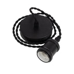 Oaks Lighting - Oaks Single Pendant Set with Twisted Braided Cable and Metal Parts, 1x E27 - Luminosity Designs Ltd