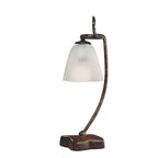 Mantra - Oberture Table Lamp 1 Light E14, Brown/Black Oxide (Mantra m2007) - Luminosity Designs Ltd