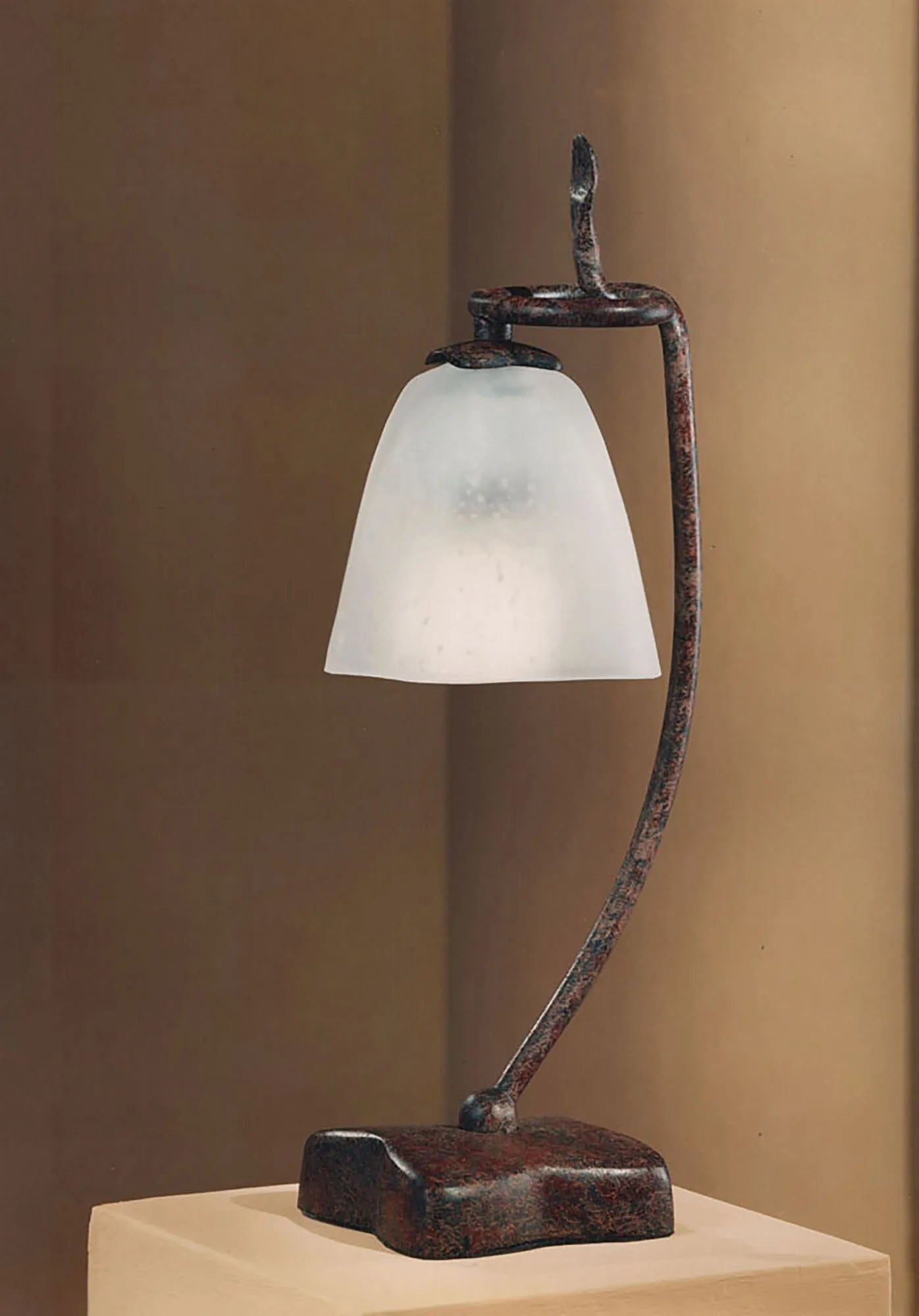 Mantra - Oberture Table Lamp 1 Light E14, Brown/Black Oxide (Mantra m2007) - Luminosity Designs Ltd