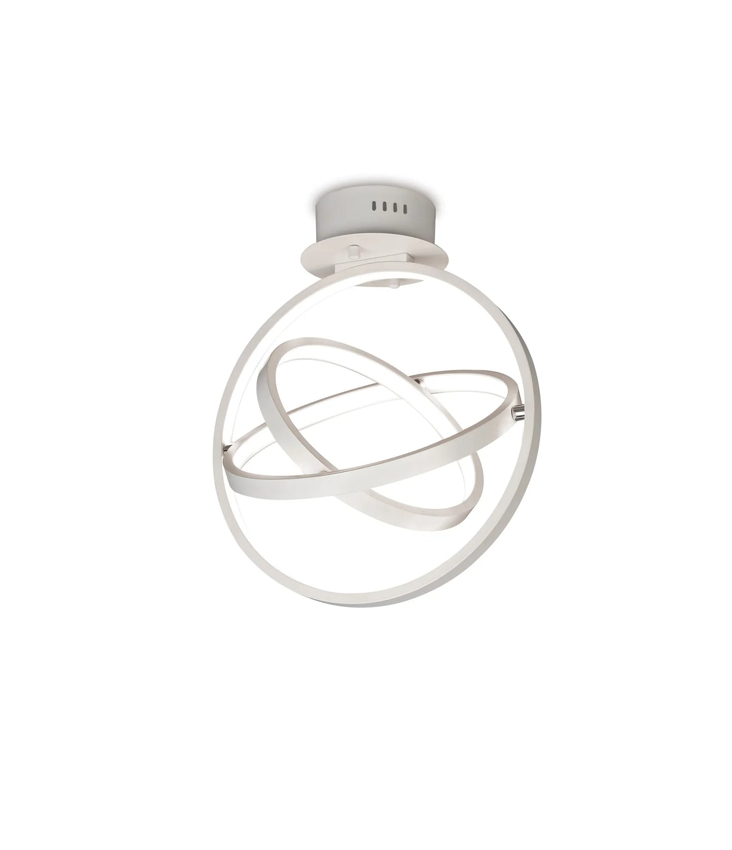 EX DISPLAY - Orbital Ceiling Round 35cm, 3 Ring, 40W LED 3000K, 1510lm, White, 3yrs Warranty