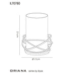 Diyas Home - Oriana Candle Holder - Luminosity Designs Ltd