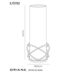 Diyas Home - Oriana Tall Candle Holder - Luminosity Designs Ltd