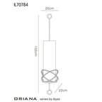 Diyas Home - Oriana Wall Candle Holder - Luminosity Designs Ltd