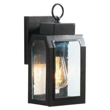 Oaks Lighting - Otley Vintage Style Outdoor Wall Lantern in Bronze, 1x E27, IP44 Rated (Oaks 216) - Luminosity Designs Ltd