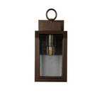 Oaks Lighting - Otley Vintage Style Outdoor Wall Lantern in Bronze, 1x E27, IP44 Rated (Oaks 216) - Luminosity Designs Ltd