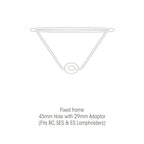 Oaks Lighting - Oval Faux Silk Lined Lampshade - Luminosity Designs Ltd