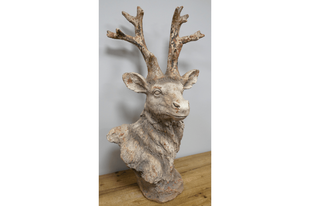Luminosity Designs - Oxidised Iron Effect Victorian Style Large Stag Bust - Luminosity Designs Ltd