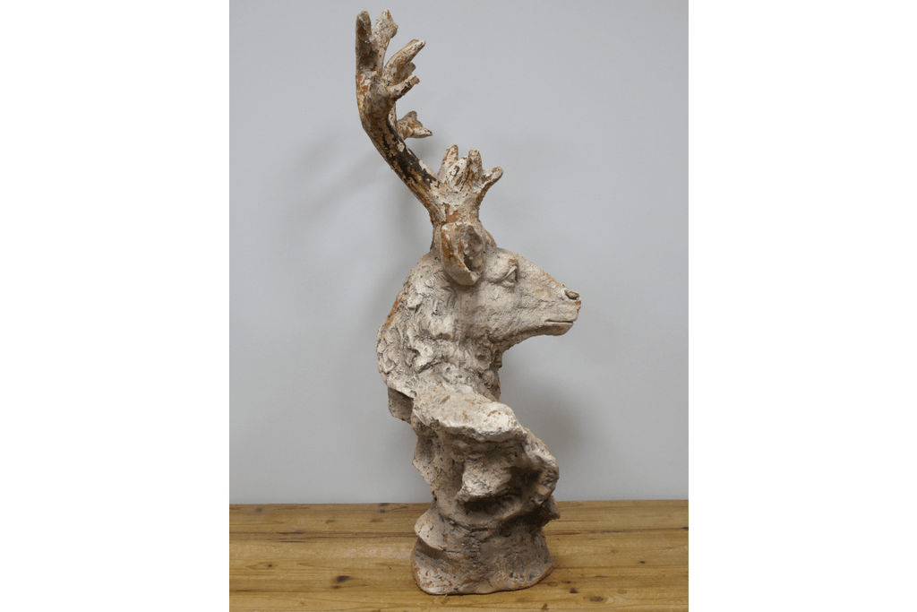 Luminosity Designs - Oxidised Iron Effect Victorian Style Large Stag Bust - Luminosity Designs Ltd