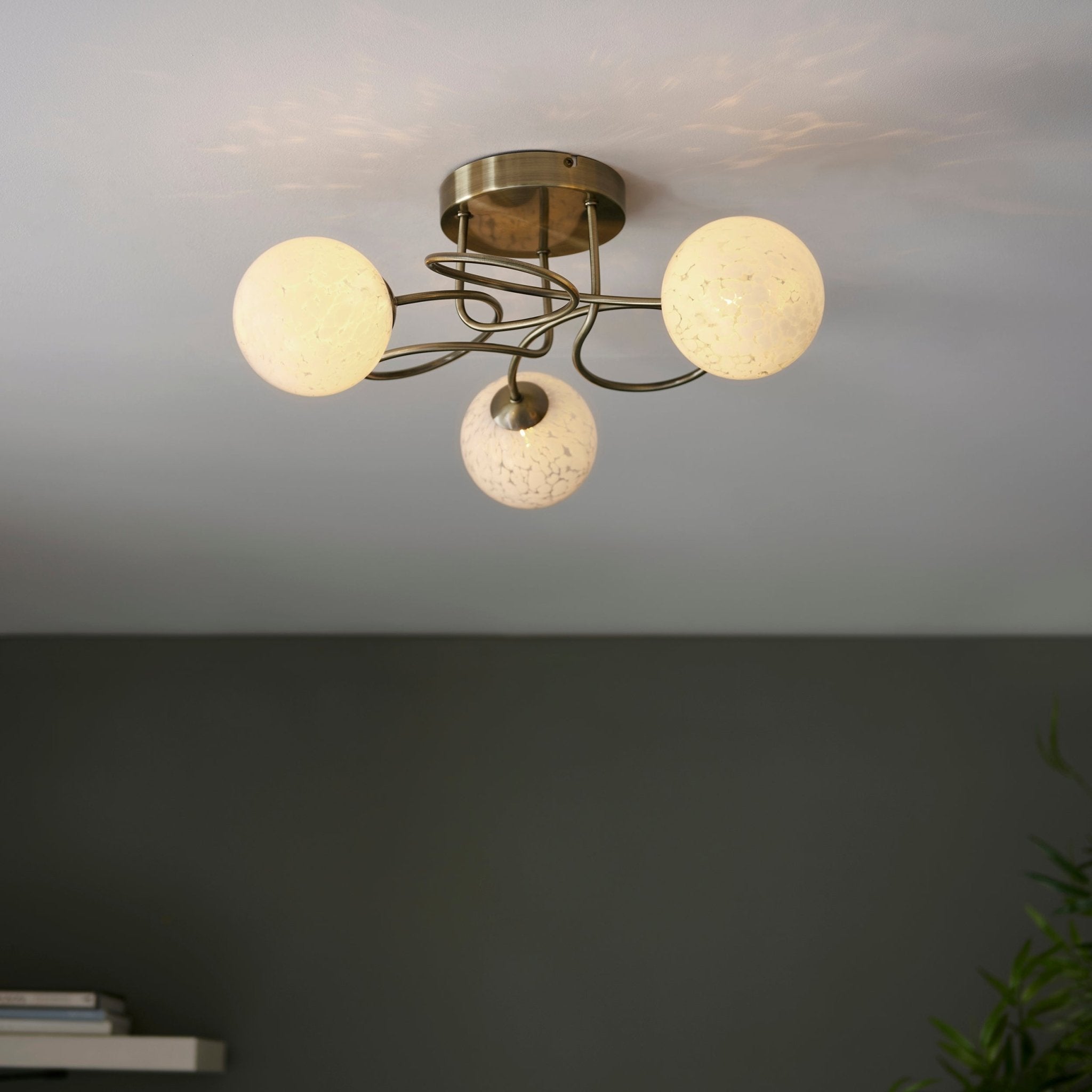 Luminosity Designs - Palmo 3 Light Flush Fitting - Luminosity Designs Ltd