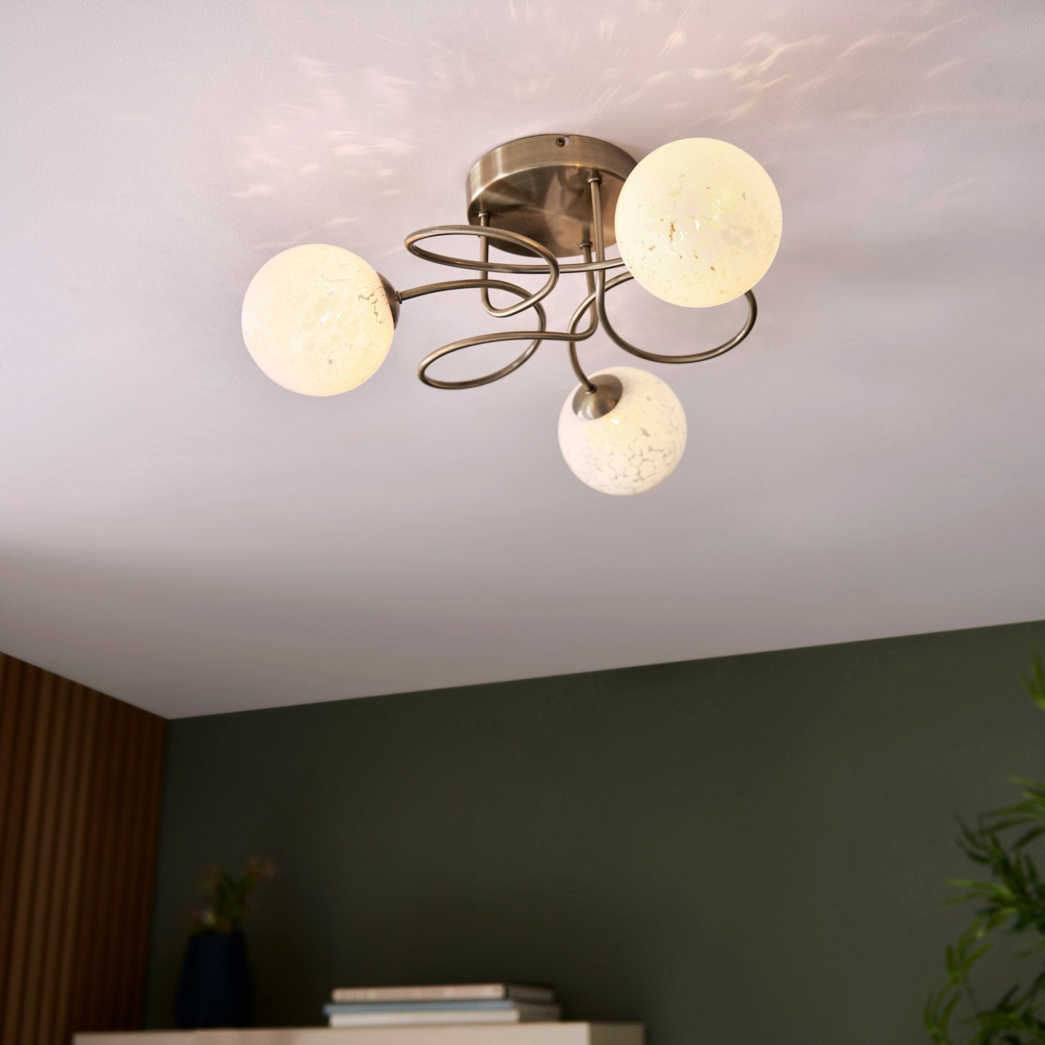 Luminosity Designs - Palmo 3 Light Flush Fitting - Luminosity Designs Ltd