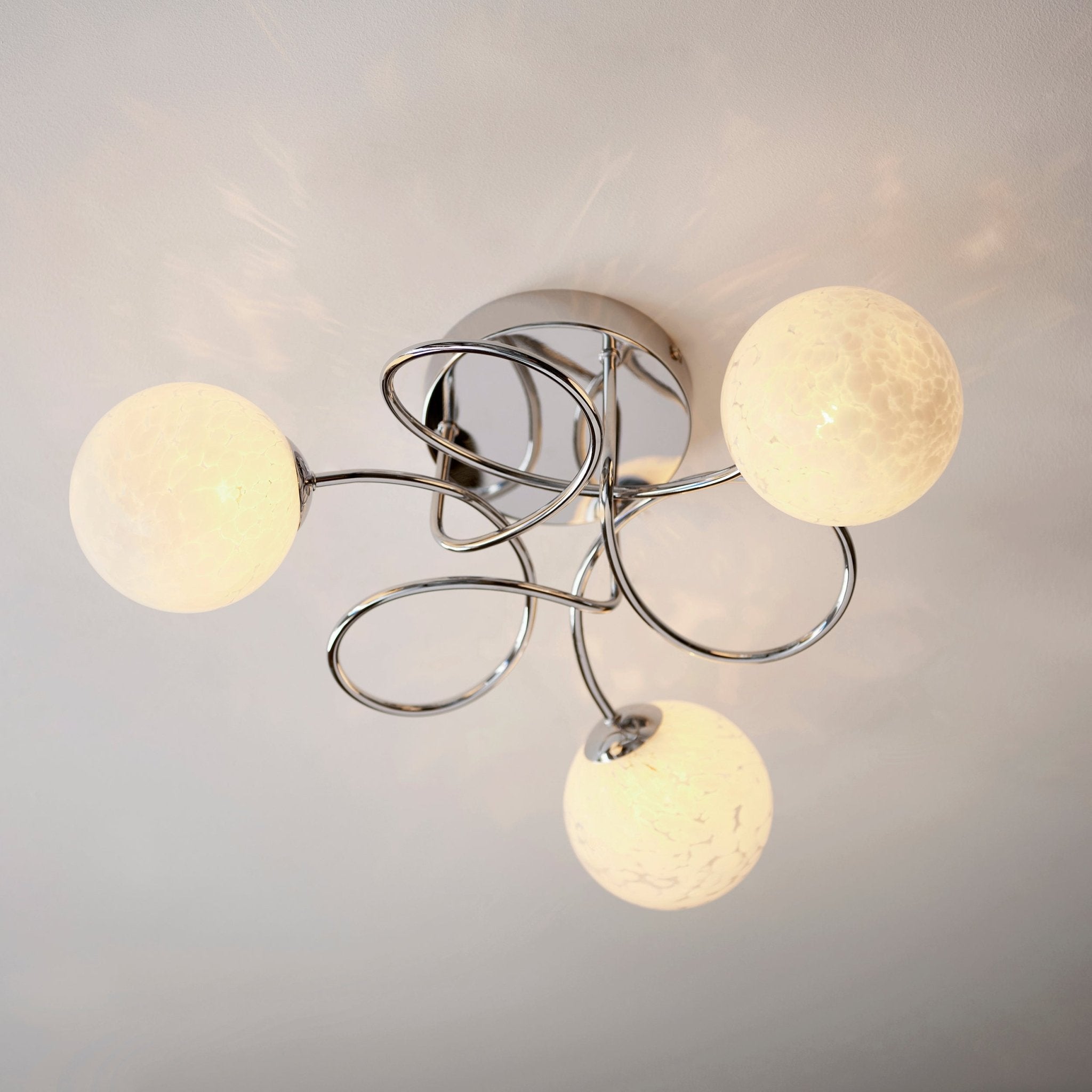 Luminosity Designs - Palmo 3 Light Flush Fitting - Luminosity Designs Ltd