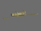 Mantra Fusion - Paracuru Large Double Armed Slimline Wall Lamp/Picture Light with Warm White Integrated LED (Mantra) - Luminosity Designs Ltd